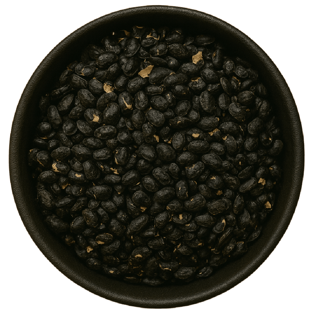 Black Bean Skin Pieces (Dolichos Lablab)