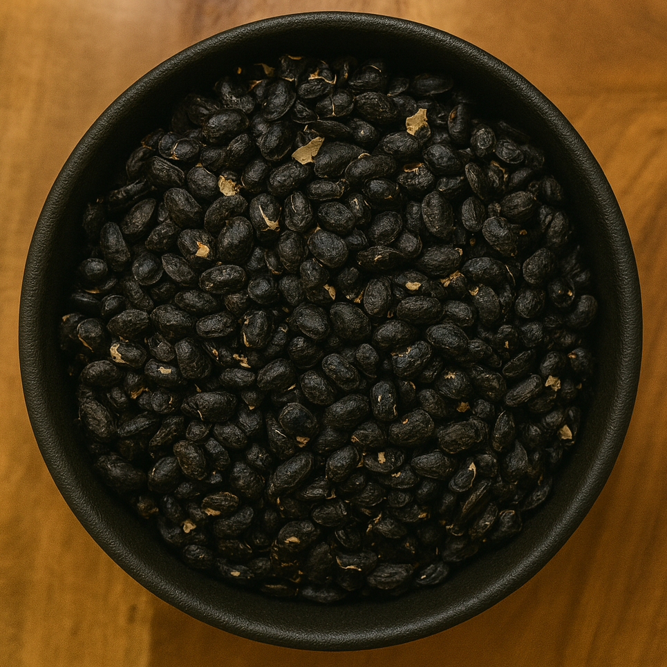Black Bean Skin Pieces (Dolichos Lablab)