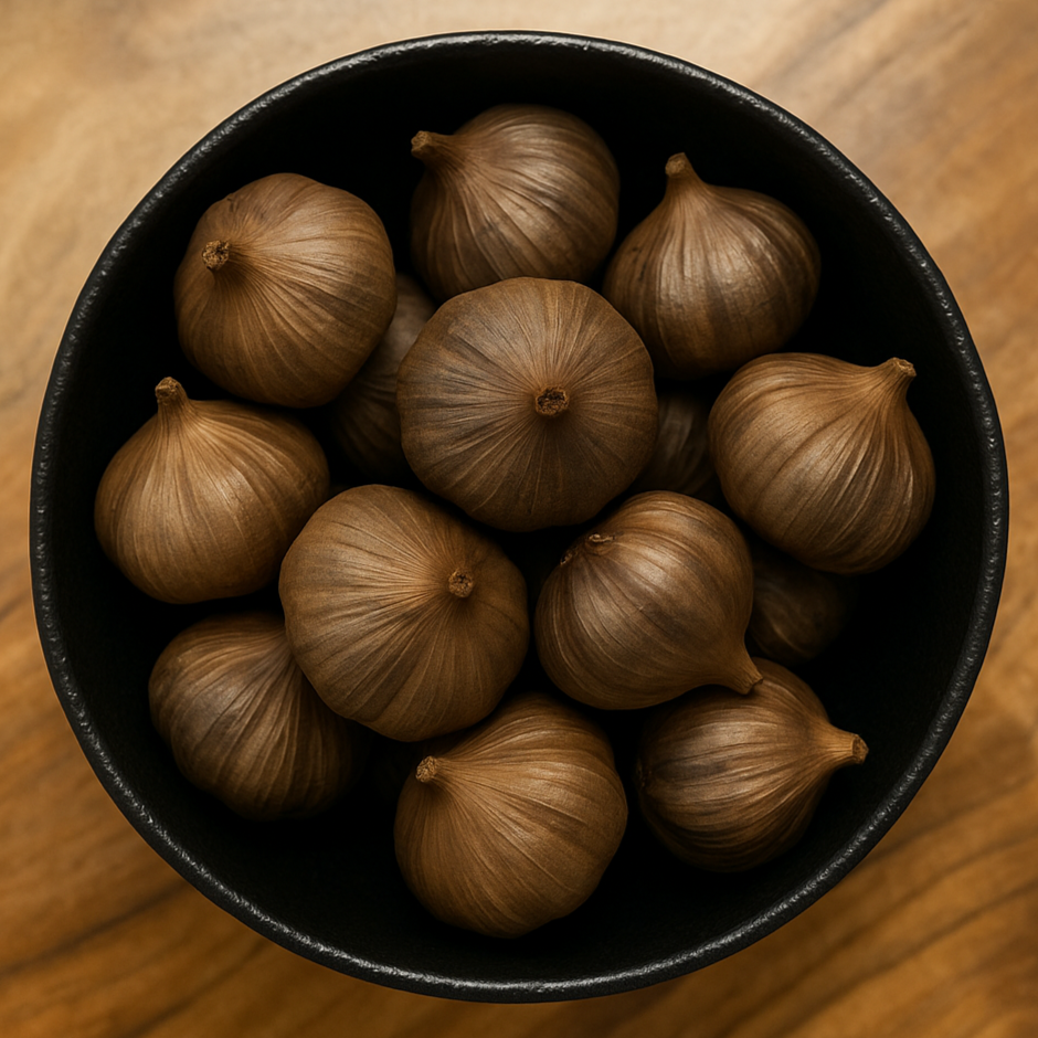 Black Garlic Whole (Allium Sativum L.)