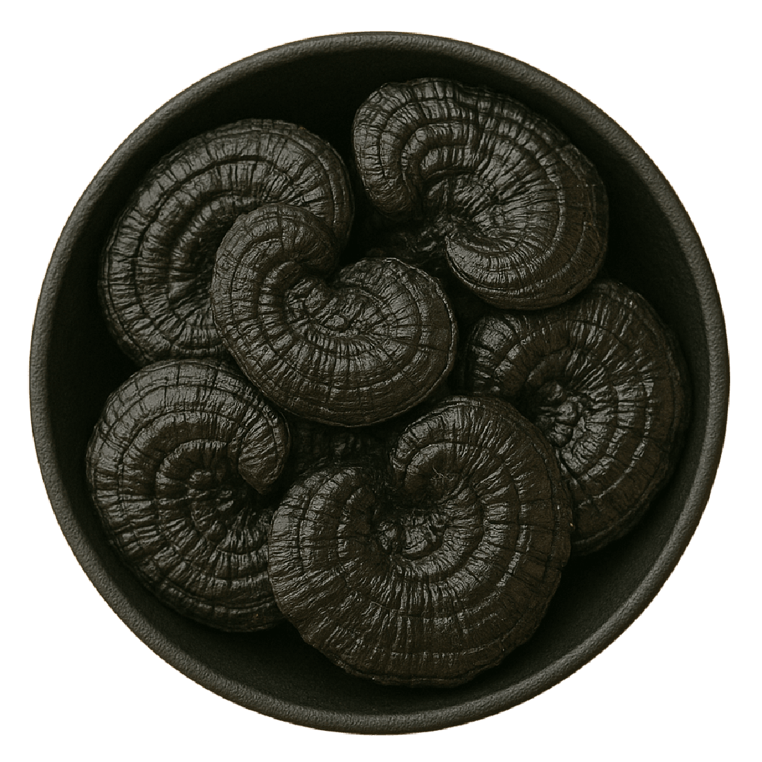 Black Reishi Whole (Ganoderma Lucidum)