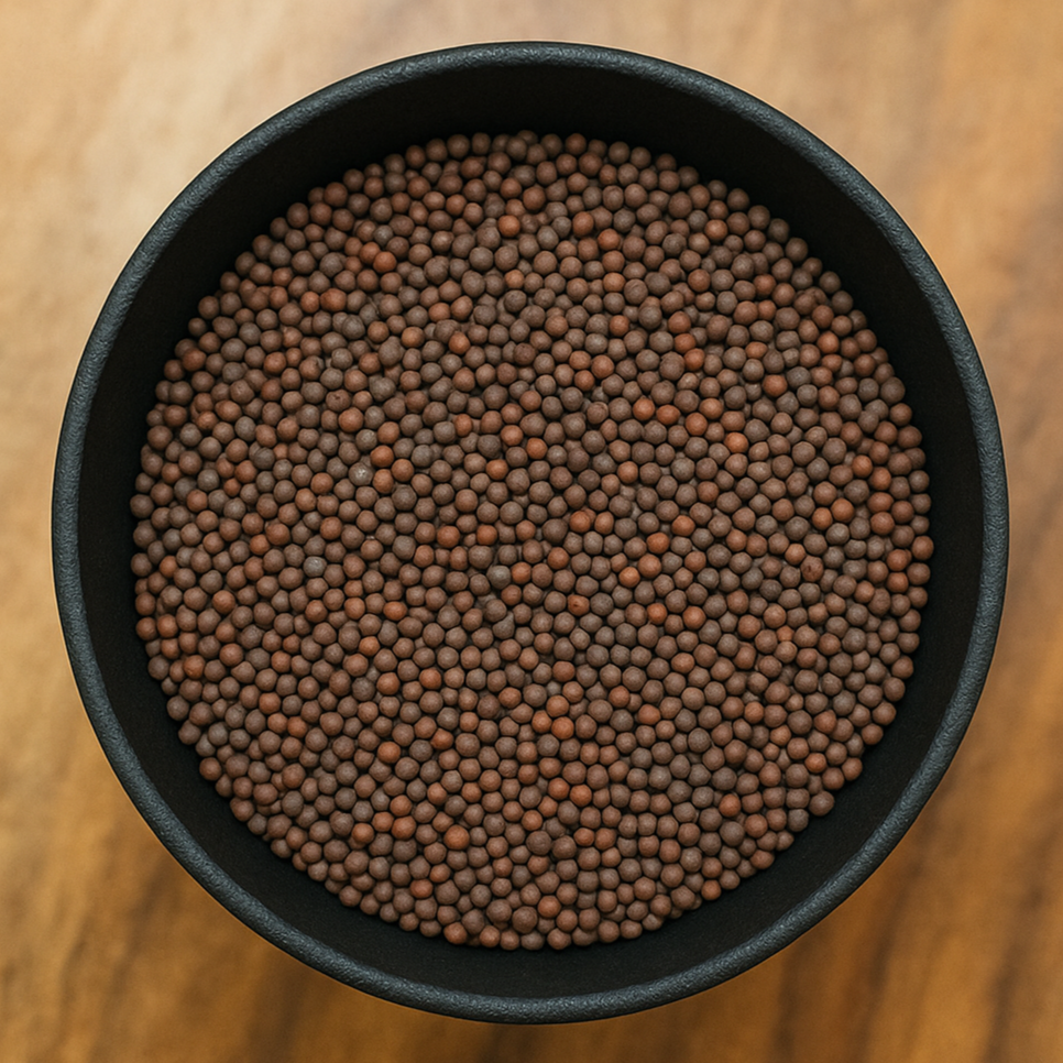 Brown Mustard Seed Whole (Brassica Nigra)
