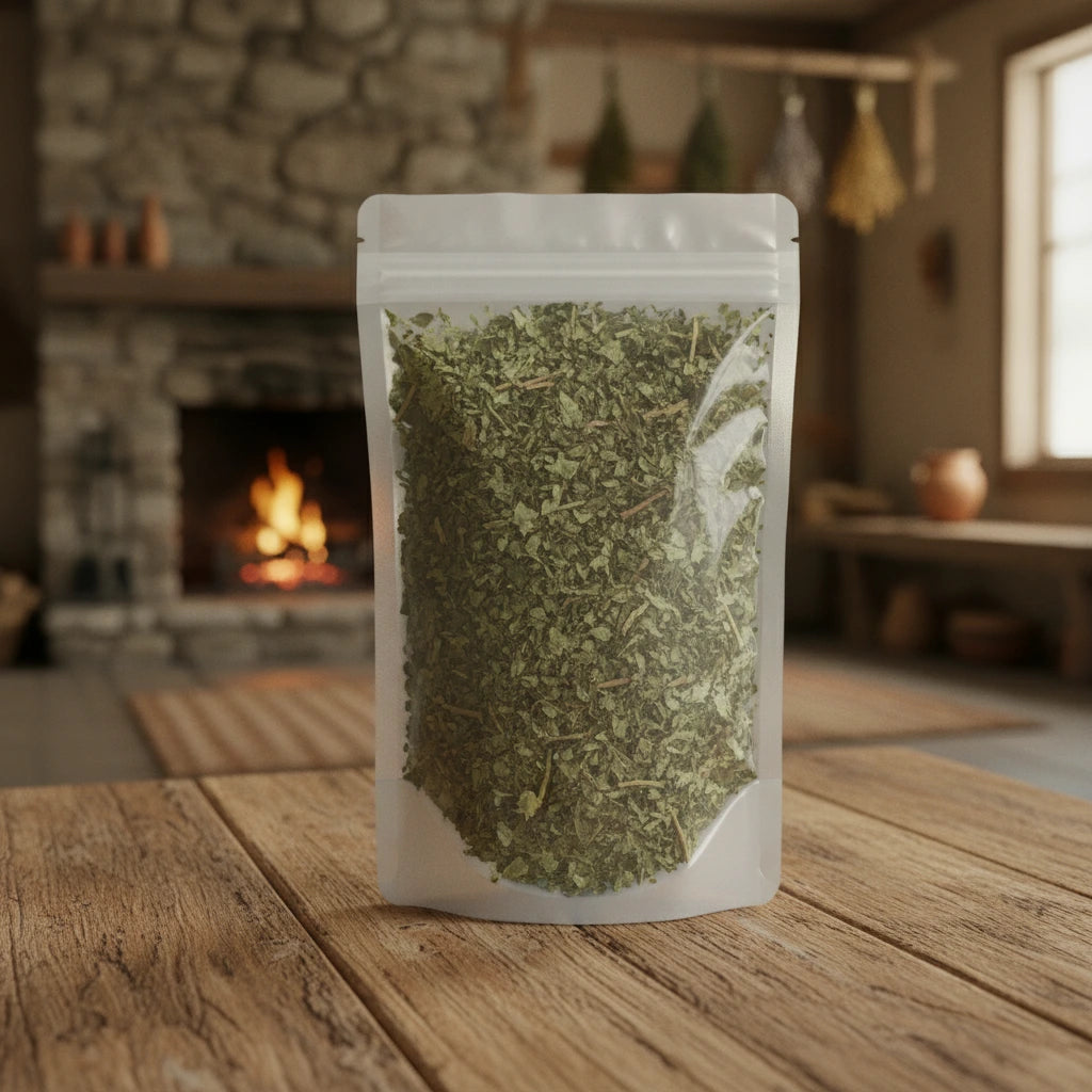 Cat’s Whiskers Herb Whole (Orthosiphon Stamineus) | The herb/berry/powder/fruit/root/bark that is in the black bowl, i would like it to shown in a plastic stand up resalable pouch that is clear.