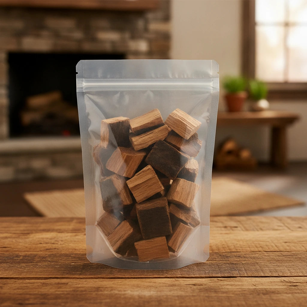 Chinaberry Bark Slice (Melia Toosendan) | The herb/berry/powder/fruit/root/bark that is in the black bowl, i would like it to shown in a plastic stand up resalable pouch that is clear.