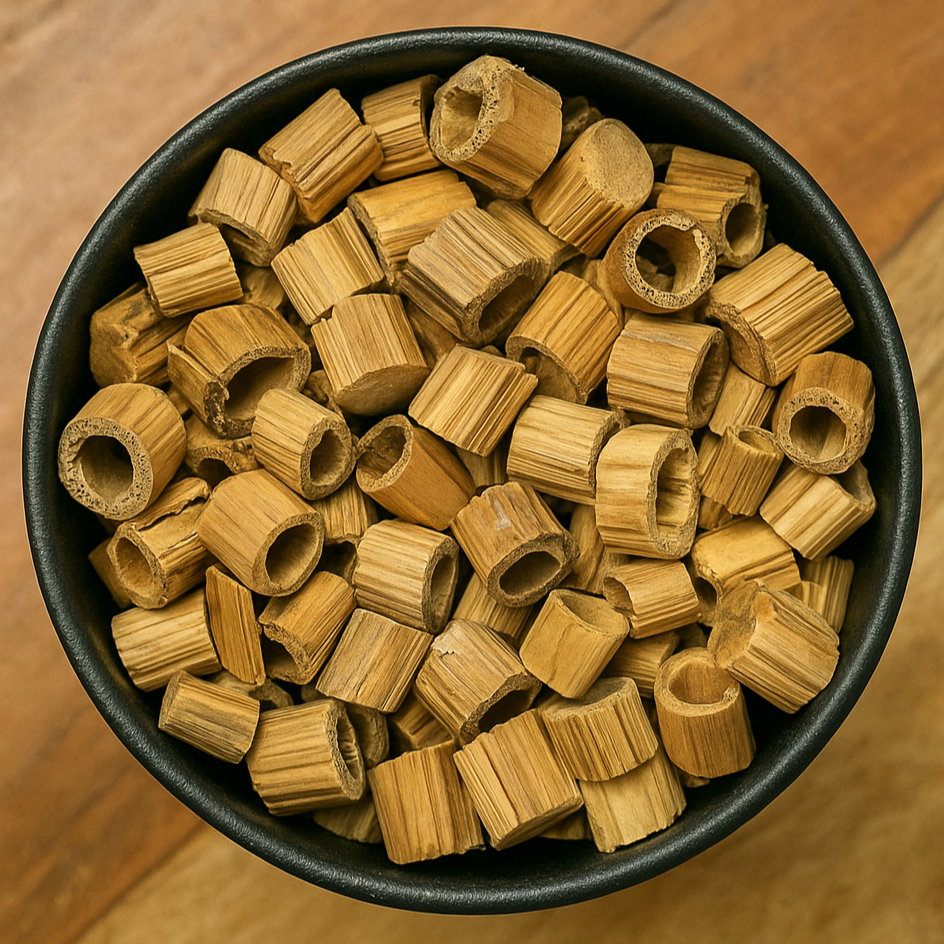 Common Reed Rhizome Cut (Phragmites Communis Trin.)