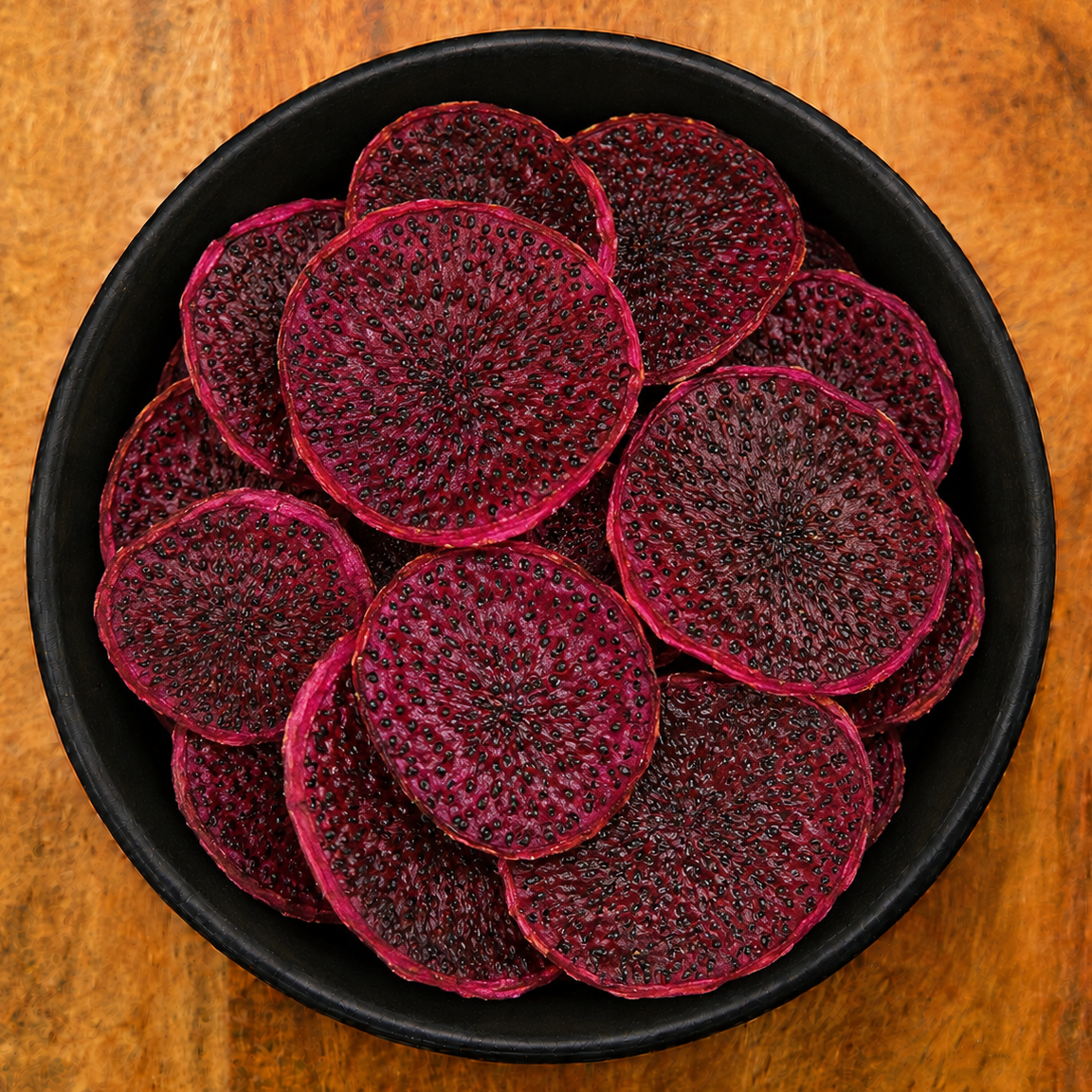 Dried Red Dragon Fruit Slices Whole (Selenicereus Costaricensis)