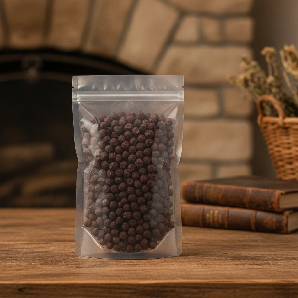 Hawthorn Berries Whole (Crataegus Laevigata) | The herb/berry/powder/fruit that is in the black bowl, i would like it to shown in a plastic stand up resalable bag that is clear.