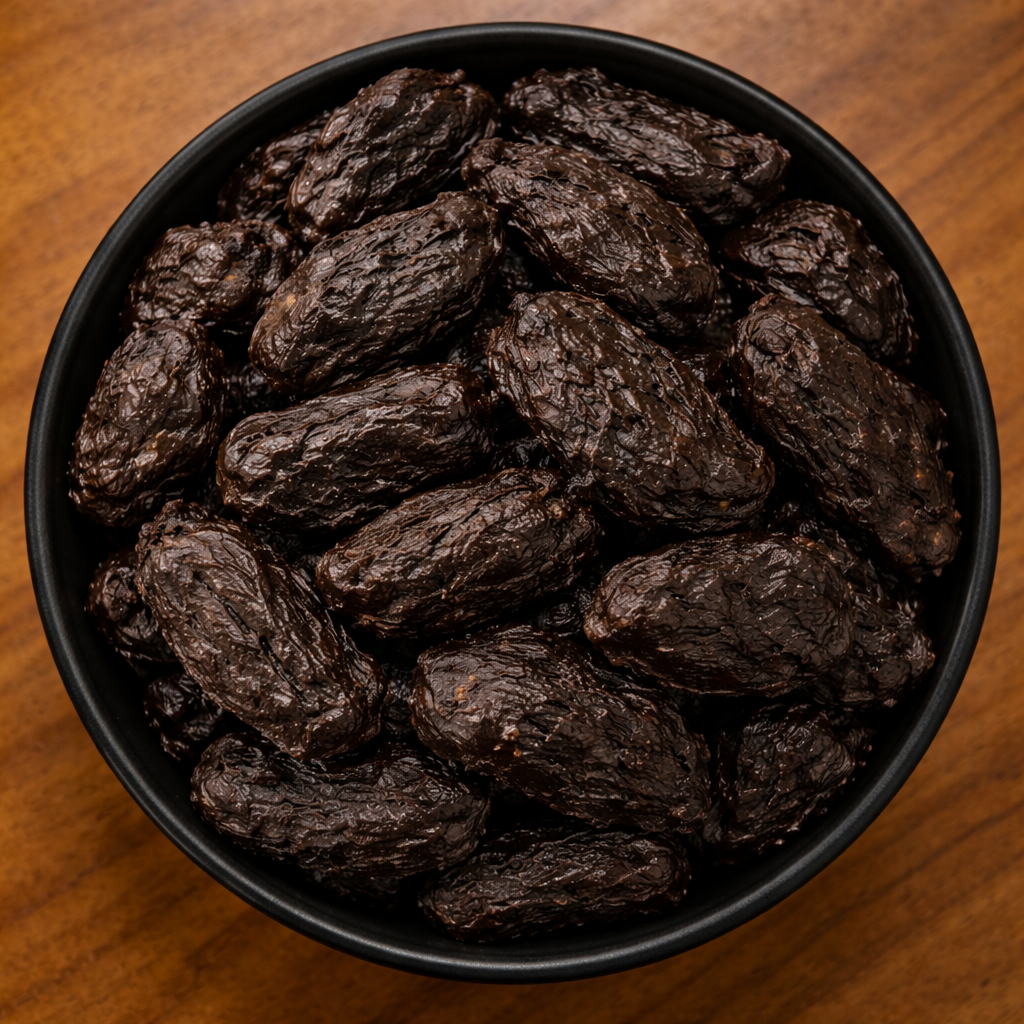 Rehmannia Root Pieces (Prepared) (Rehmannia Glutinosa)