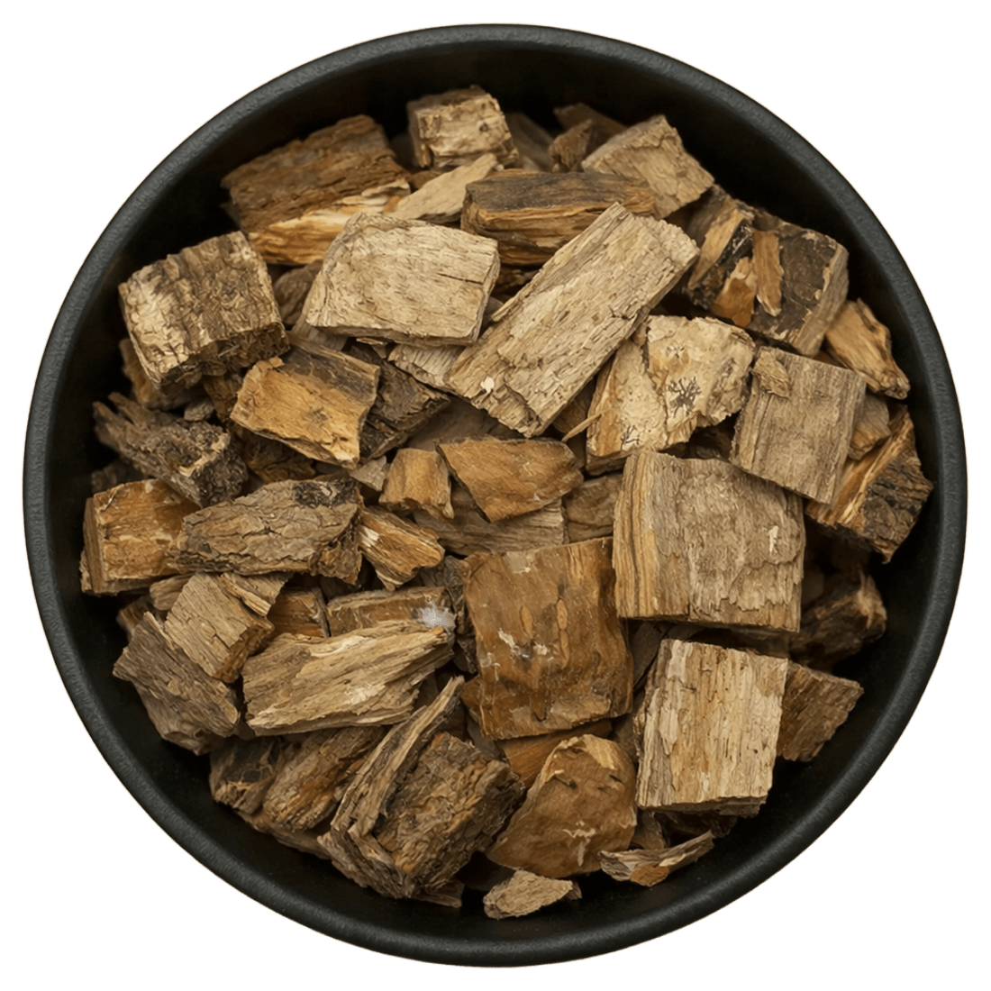 Siberian Elm Bark Whole (Ulmus Pumila) (Background Removed)