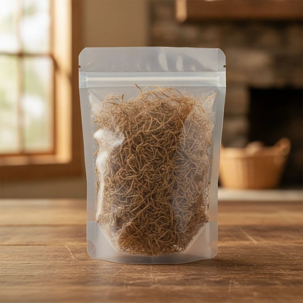 Small Centipede Herb Whole (Centipeda Minima) | The herb/berry/powder/fruit/root/bark that is in the black bowl, i would like it to shown in a plastic stand up resalable pouch that is clear.