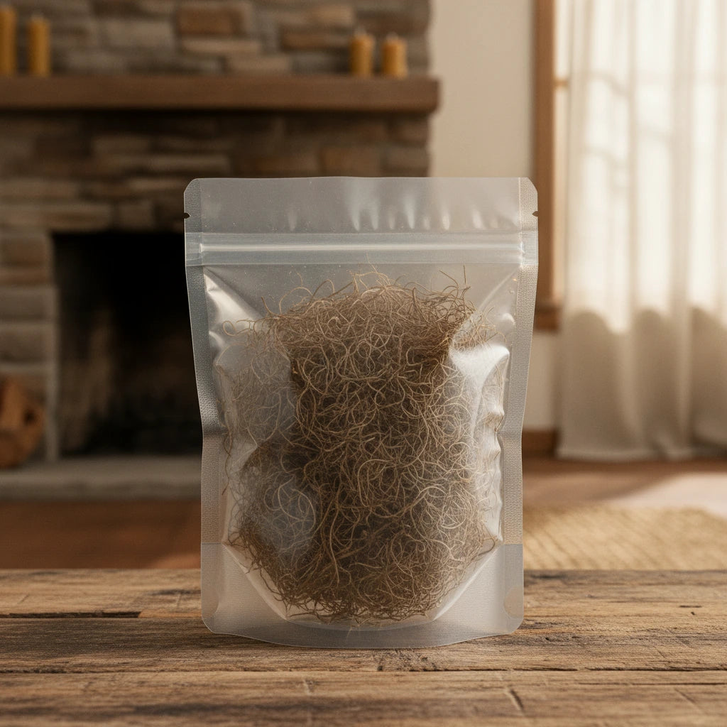 Virginia Snake Root Whole (Aristolochia Serpentaria) | The herb/berry/powder/fruit/root/bark that is in the black bowl, i would like it to shown in a plastic stand up resalable pouch that is clear.