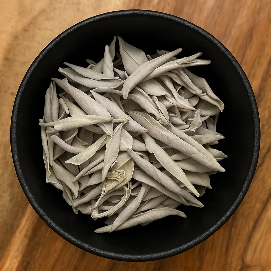 White Sage Leaf Whole (Salvia apiana)