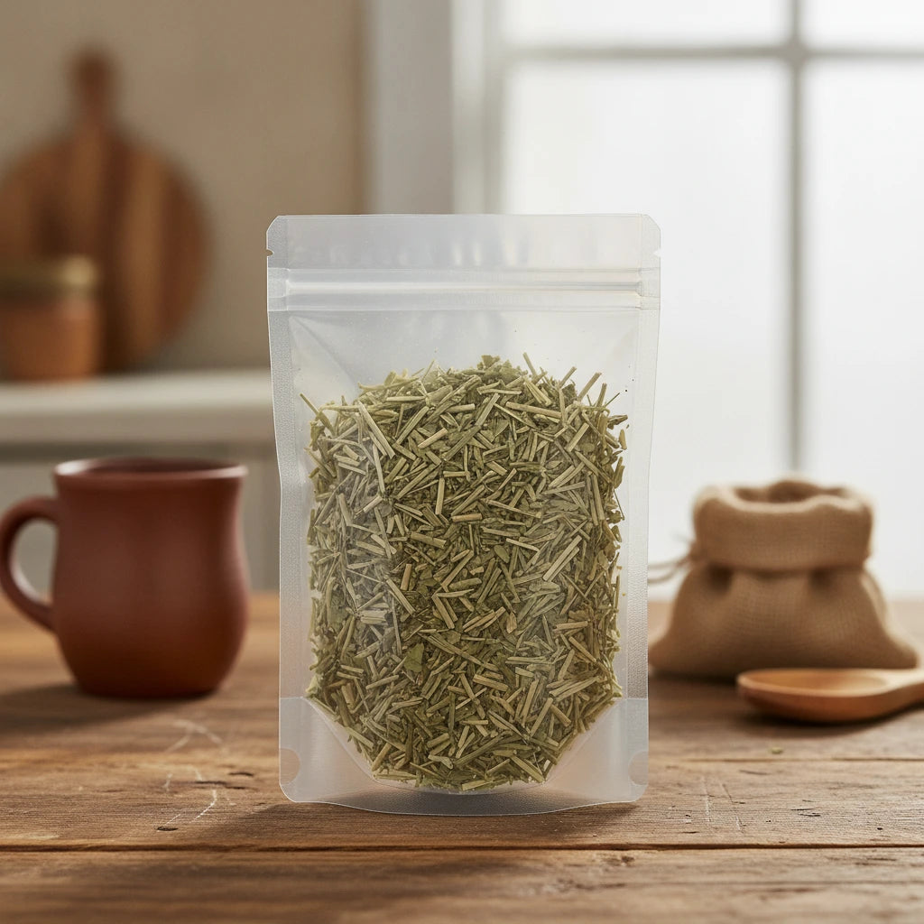 Wild Hyssop Herb Whole (Verbena Officinalis) | The herb/berry/powder/fruit/root/bark that is in the black bowl, i would like it to shown in a plastic stand up resalable pouch that is clear.