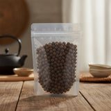 Allspice Whole (Mexican) (Pimento Officinalis) | The herb/berry/powder/fruit that is in the black bowl, i would like it to shown in a plastic stand up resalable bag that is clear.