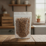 Altai Anemone Rhizome Pieces (Anemone Altaica) | The herb/berry/powder/fruit/root/bark that is in the black bowl, i would like it to shown in a plastic stand up resalable pouch that is clear.