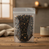 Ambrosia Black Tea (Camellia Sinensis) | The herb/powder/tea that is in the black bowl, i would like it to shown in a plastic stand up resalable bag that is clear.