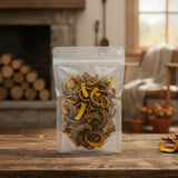 Amur Cork-Tree Bark Cut (Phellodendron Amurense) | The herb/berry/powder/fruit/root/bark that is in the black bowl, i would like it to shown in a plastic stand up resalable pouch that is clear.