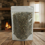 Anomala Artemisia Herb Whole (Artemisia Anomala) | The herb/berry/powder/fruit/root/bark that is in the black bowl, i would like it to shown in a plastic stand up resalable pouch that is clear.