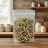 Arthritis Herbal Tea | The herb/powder/tea that is in the black bowl, i would like it to shown in a plastic stand up resalable bag that is clear.