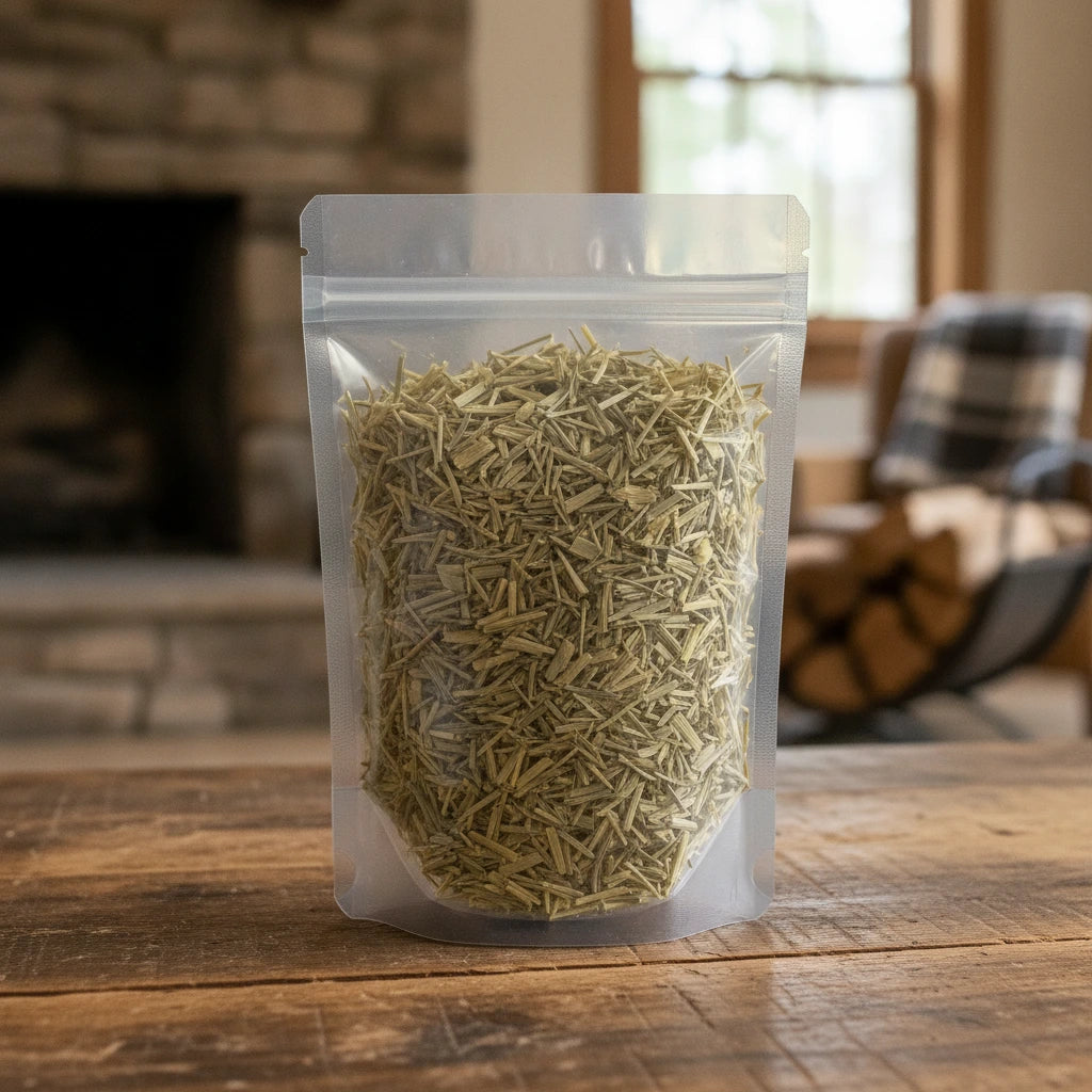 Barberry Root Bark Cut (Berberis Vulgaris) | The herb/berry/powder/fruit/root/bark that is in the black bowl, i would like it to shown in a plastic stand up resalable pouch that is clear.