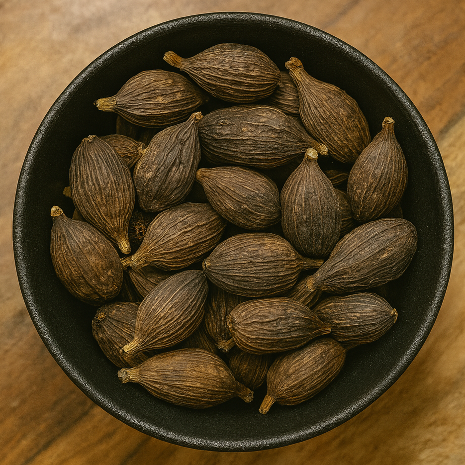 Black Cardamom Whole (Amomum Tsaoko)