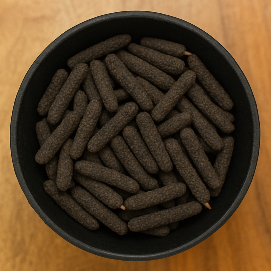 Black Long Pepper Whole (Piper Retrofractum)