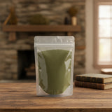 Black Walnut Leaf Powder (Juglans Sp.) | The herb/berry/powder/fruit/root/bark that is in the black bowl, i would like it to shown in a plastic stand up resalable pouch that is clear.