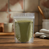 Bladderwrack Powder (Fucus Vesiculosus) | The herb/berry/powder/fruit/root/bark that is in the black bowl, i would like it to shown in a plastic stand up resalable pouch that is clear.