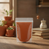 Bloodroot Powder (Sanguinaria Canadensis) | The herb/berry/powder/fruit/root/bark that is in the black bowl, i would like it to shown in a plastic stand up resalable pouch that is clear.