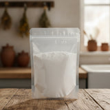 Calcium Citrate Powder (2-hydroxypropane-1,2,3-tricarboxylate) | The herb/berry/powder/fruit/root/bark that is in the black bowl, i would like it to shown in a plastic stand up resalable pouch that is clear.