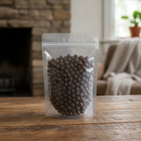 Cedar Berries Whole (Juniperus Monosperma) | The herb/berry/powder/fruit that is in the black bowl, i would like it to shown in a plastic stand up resalable bag that is clear.