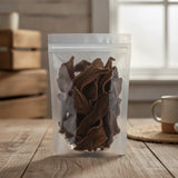 Chain Fern Rhizome Pieces (Cibotium Barometz) | The herb/berry/powder/fruit/root/bark that is in the black bowl, i would like it to shown in a plastic stand up resalable pouch that is clear.