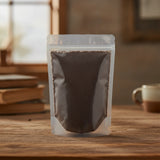 Chicory Root Roasted Granules (Cichorium Intybus) | The herb/berry/powder/fruit/root/bark that is in the black bowl, i would like it to shown in a plastic stand up resalable pouch that is clear.