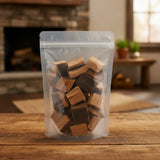 Chinaberry Bark Slice (Melia Toosendan) | The herb/berry/powder/fruit/root/bark that is in the black bowl, i would like it to shown in a plastic stand up resalable pouch that is clear.