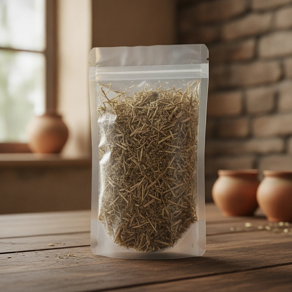 Chinese Elsholtzia Herb Whole (Mosla Chinensis) | The herb/berry/powder/fruit/root/bark that is in the black bowl, i would like it to shown in a plastic stand up resalable pouch that is clear.
