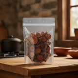 Chinese Hawthorn Berry Whole (Crataegus Pinnatifida) | The herb/berry/powder/fruit that is in the black bowl, i would like it to shown in a plastic stand up resalable bag that is clear.