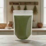 Cleavers Herb Powder (Galium Aparine) | The herb/berry/powder/fruit/root/bark that is in the black bowl, i would like it to shown in a plastic stand up resalable pouch that is clear.