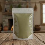 Comfrey Leaf Powder (Symphytum Officinale) | The herb/berry/powder/fruit/root/bark that is in the black bowl, i would like it to shown in a plastic stand up resalable pouch that is clear.
