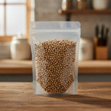 Coriander Seed Whole (Coriandrum Sativum) | The herb/berry/powder/fruit/root/bark/seeds that is in the black bowl, i would like it to shown in a plastic stand up resalable pouch that is clear.