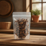 Cowherb Seed Shell Pieces (Vaccaria Hispanica) | The herb/berry/powder/fruit/root/bark that is in the black bowl, i would like it to shown in a plastic stand up resalable pouch that is clear.