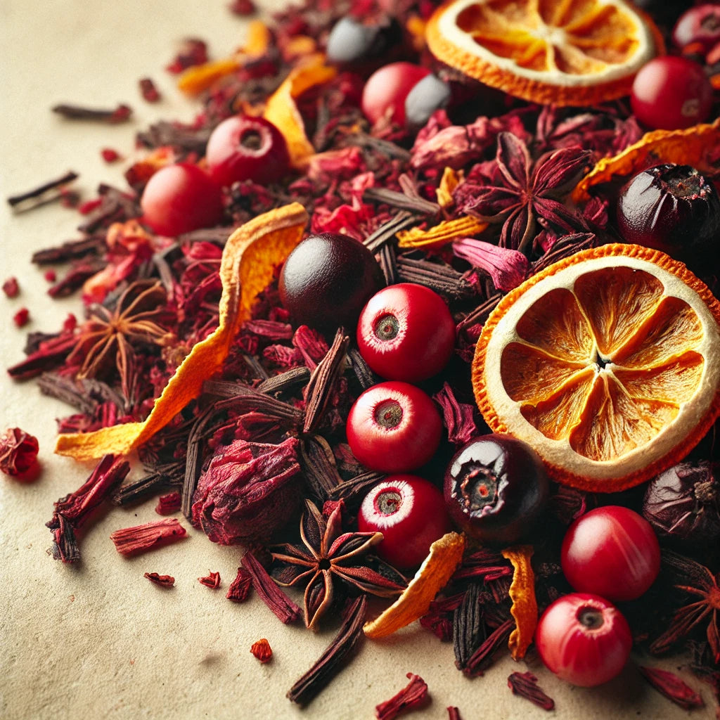 Cranberry Orange Herbal Tea (Aspalathus Linearis)