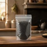 Cubeb Berry Whole (Piper Cubeba) | The herb/berry/powder/fruit that is in the black bowl, i would like it to shown in a plastic stand up resalable bag that is clear.