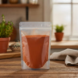Dragon’s Blood Resin Powder (Daemonorops Draco) | The herb/berry/powder/fruit/root/bark that is in the black bowl, i would like it to shown in a plastic stand up resalable pouch that is clear.