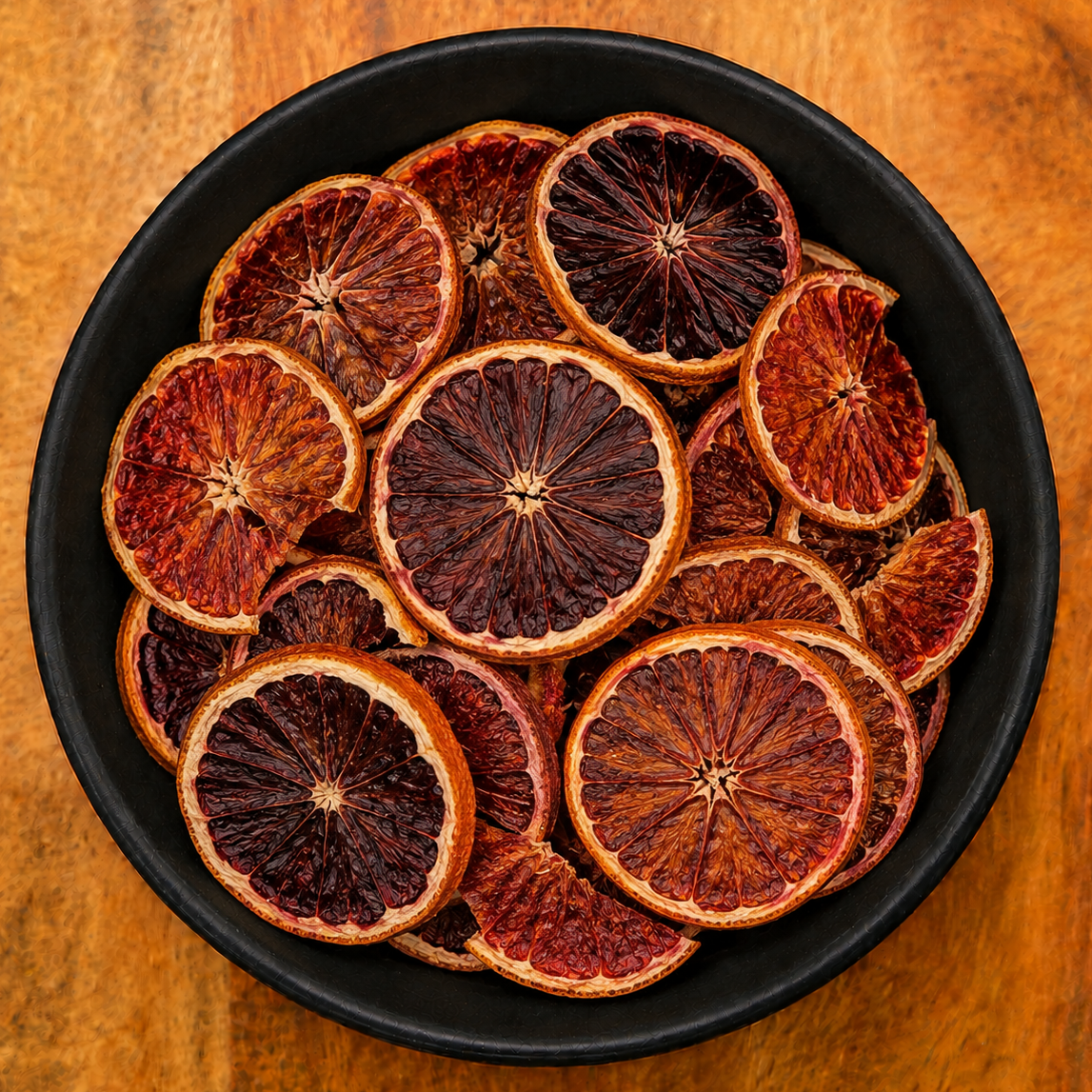 Dried Blood Orange Slices Whole (Citrus Sinensis)