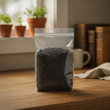 Elderberries Whole (Sambucus Nigra) | The herb/berry/powder/fruit that is in the black bowl, i would like it to shown in a plastic stand up resalable bag that is clear.