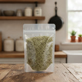 Eyebright Herb Cut (Euphrasia Officinalis) | The herb/berry/powder/fruit/root/bark that is in the black bowl, i would like it to shown in a plastic stand up resalable pouch that is clear.