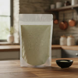 Eyebright Herb Powder (Euphrasia Officinalis) | The herb/berry/powder/fruit/root/bark that is in the black bowl, i would like it to shown in a plastic stand up resalable pouch that is clear.