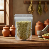 Fennel Seed Whole (Foeniculum Vulgare) | The herb/berry/powder/fruit/root/bark/seeds that is in the black bowl, i would like it to shown in a plastic stand up resalable pouch that is clear.