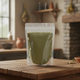 Feverfew Herb Powder (Tanacetum Parthenium) | The herb/berry/powder/fruit/root/bark that is in the black bowl, i would like it to shown in a plastic stand up resalable pouch that is clear.