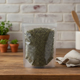 Five Finger Grass Cut (Potentilla Spp.) | The herb/berry/powder/fruit/root/bark that is in the black bowl, i would like it to shown in a plastic stand up resalable pouch that is clear.
