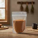 Galangal Root Powder (Alpinia Species) | The herb/berry/powder/fruit/root/bark that is in the black bowl, i would like it to shown in a plastic stand up resalable pouch that is clear.